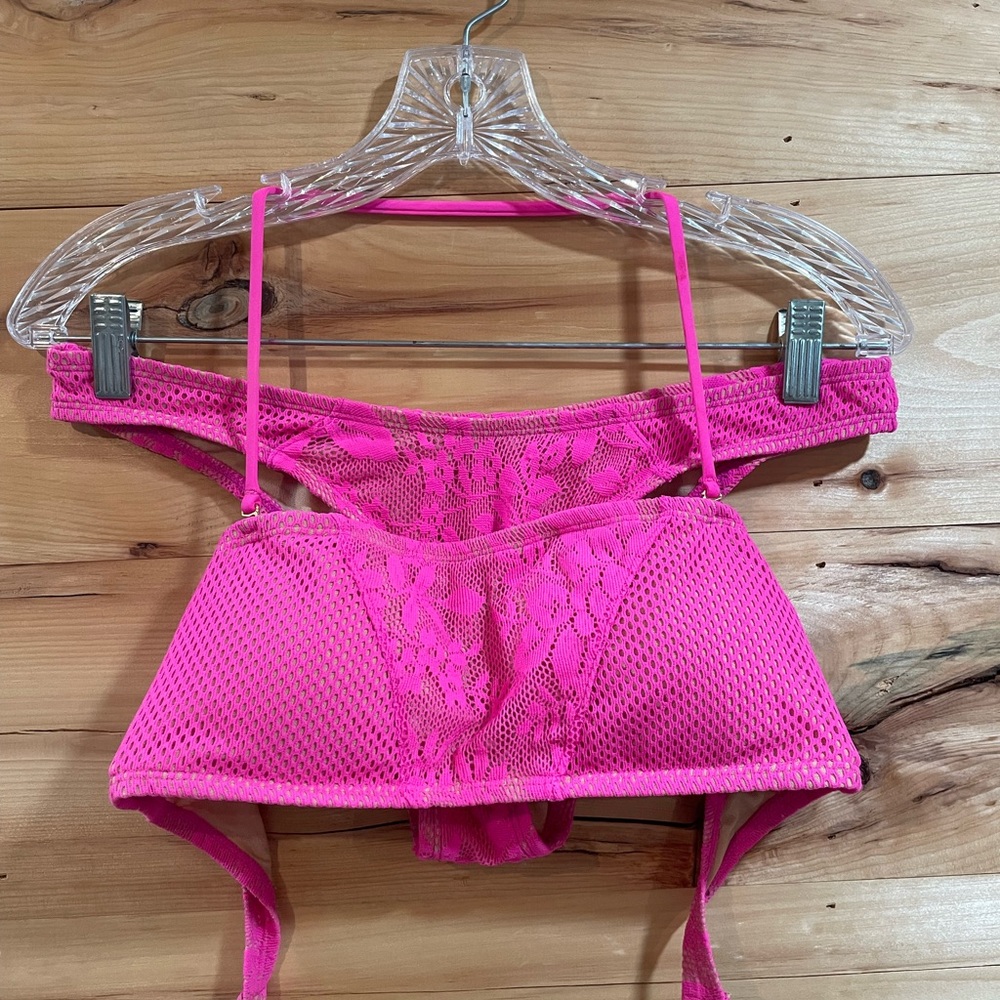BCBGeneration Pink Bikini Swimwear Set